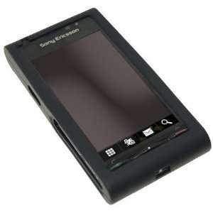   Black Hybrid Case for Sony Ericsson Satio Cell Phones & Accessories