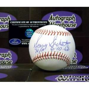 Sonny Siebert Autographed/Hand Signed Baseball inscribed NH 6 10 66