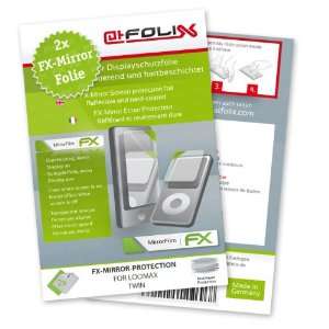  2 x atFoliX FX Mirror Stylish screen protector for Loomax 