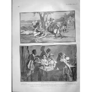  1904 SOMALILAND CAMEL DINNER ANTARCTIC SHIP DISCOVERY 