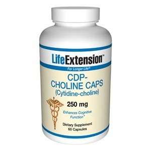  Life Extension CDP Choline 250mg, 60 Capsule Health 