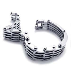 CET Domain SZ14 75975 Titanium Steel Jewelry Mens Bracelet Fashionable 