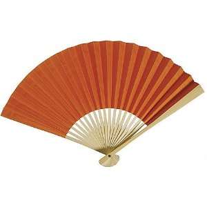  Mango Orange Paper Hand Fan