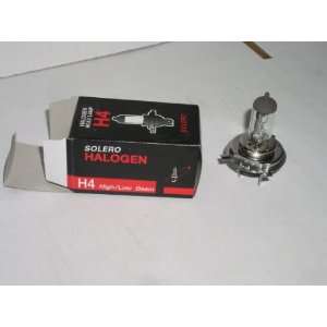    Halogen Headlight Bulb 80/100 Watt 12 Volt Solero H4 Automotive
