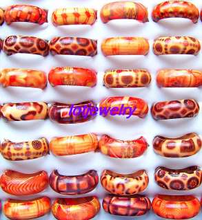 wholesale 1000pcs mix colors decalcomania wood rings  
