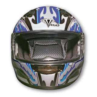 Vega Mach 1 Full Face Snell Helmet Multiple Colors  