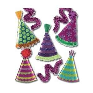 Jolees Boutique Dimensional Stickers   Party Hats Arts 