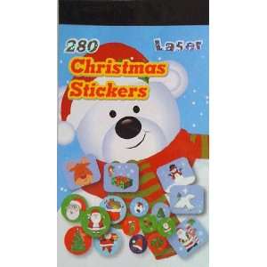  280 Christmas Laser Stickers Toys & Games