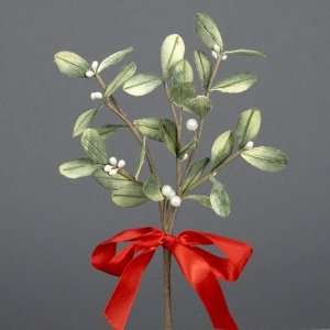  Club Pack of 24 Artificial Mistletoe Christmas Picks with 