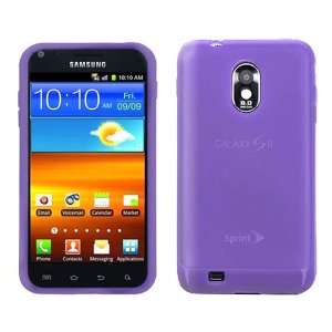  Purple Translucent Flexible TPU Case for Samsung Galaxy S 