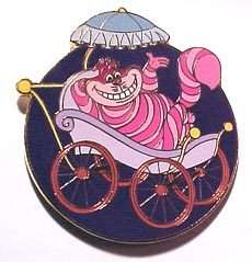 Disney CHESHIRE CAT in BABY BUGGY * VHTF DS LE 250 Pin  