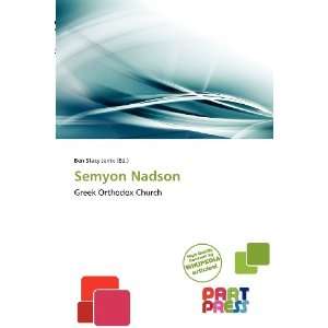  Semyon Nadson (9786138820451) Ben Stacy Jerrik Books