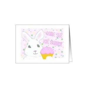  Easter Breakfast With The Bunny Invitation  Bunny Cup Cake 