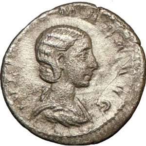 JULIA MAMAEA Severus Alexander Ancient Silver ROMAN Coin JUNO Mother 