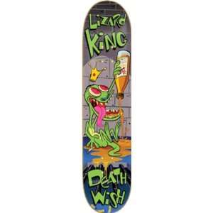  Deathwish Lizard King Death Freak Skateboard Deck   8.12 