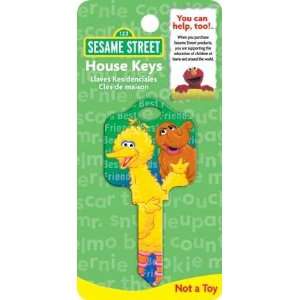  Sesame Street Big Bird & Snuffy Kwikset KW1 House Key 