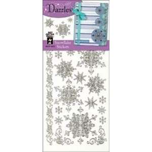  Dazzles Stickers, Silver Snowflakes Arts, Crafts & Sewing