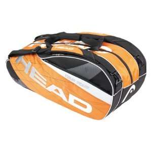  Head Tour Team Combi Tennis Bag (COLOR Orange/Black/White 