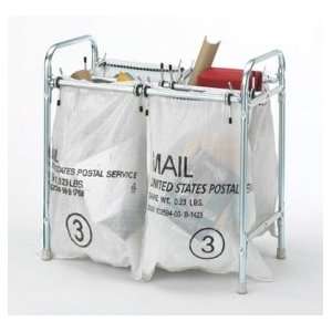  Stationary 4 Bag Holder Mailbag Rack
