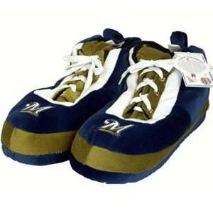   Brewers Wrapped Logo Sneaker Slippers   Medium