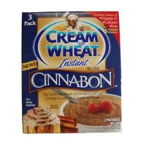 Cream of Wheat Instant Hot Cereal Cinnabon  Grocery 