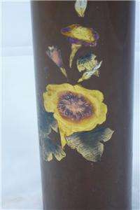 Japanese Antique IKEBANA SLENDER BRONZE Vase  