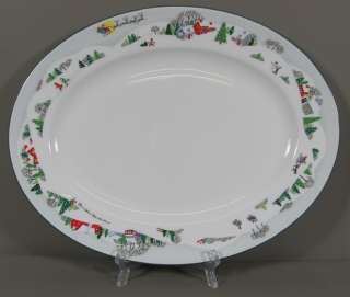 Lenox China SLEIGHRIDE 13 Oval Serving Platter  