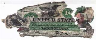 RARE Extremely Low Grade Fr. 93 1862 $10 Lincoln GREENBACK US Note 