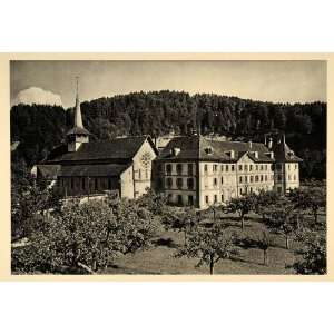  1938 Hauterive Switzerland Cistercian Abbey Hurlimann 