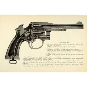  1948 Print .380 mm Smith Wesson British Service Pistol 