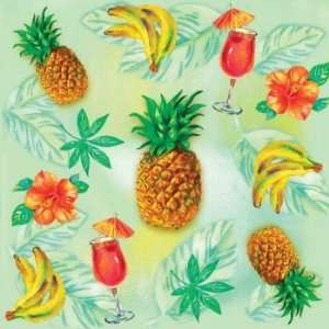 Pineapple Punch 3 Ply Lunch Napkins 16 Per Pack