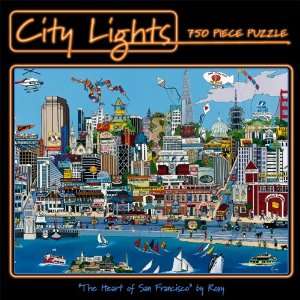    750 Piece City Lights The Heart of San Francisco Toys & Games