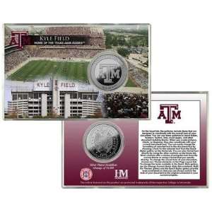  Texas A&M Kyle Field Silver Coin Card