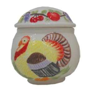 Bamboo Studios Color Turkey Sugar Bowl, 4 Inch by 4 Inch  