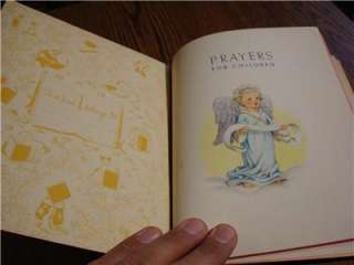 1942 PRAYERS FOR CHILDREN Little Golden Book #5 Dixon  