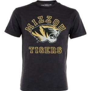  Missouri Tigers Charcoal Slub Knit Avalanche T Shirt 