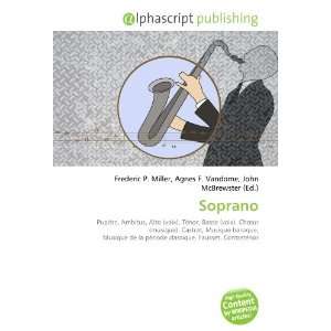  Soprano (French Edition) (9786132914248) Books