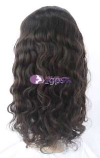   wig 100% indian remy human hair 16 2# dark brown body wave wig  
