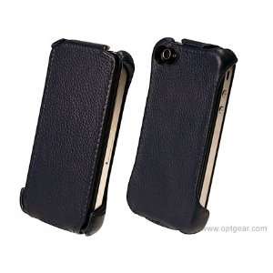  iPhone 4 Genuine Leather Slim Armor Case by Opt   Leather 