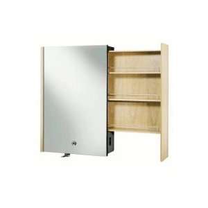  Purist Mirrored Cabinet with Integral Laminar Faucet and Slide Out 