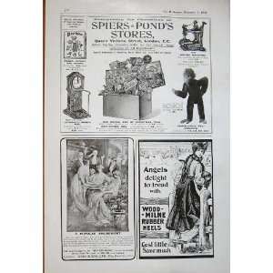  1906 Spiers Ponds Stores Pig Book Wood Mill Rubber Heel 