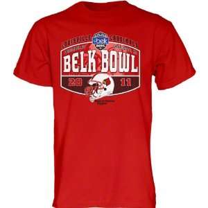  Louisville Cardinals Red 2011 Belk Bowl Backboard Football 