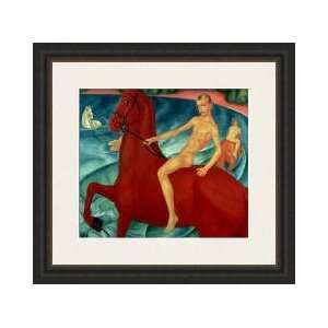  Bathing Of The Red Horse 1912 Framed Giclee Print