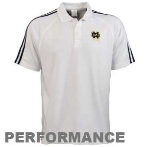   Notre Dame Fighting Irish White Team Logo ClimaLite Performance Polo