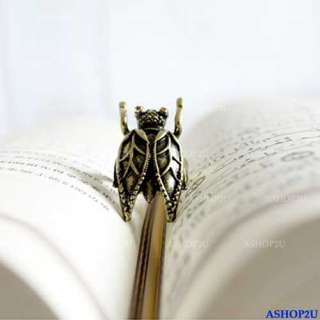 Cool Retro Vintage Cicada Insect Bug Beetle Ring  