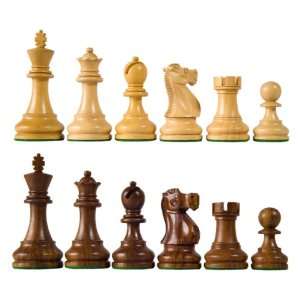  Deluxe Staunton Wood Chess Pieces 3 3/4   Sheesham 