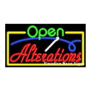  Open Alterations Neon Sign