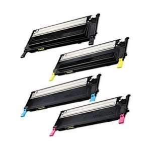   BundleToner Cartridges for CLP 320 CLP 325 (K,Y,M,C) Electronics