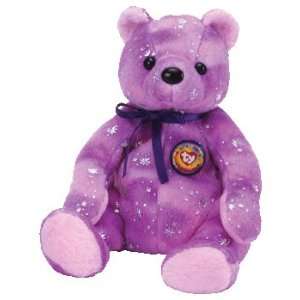  TY Beanie Baby   CLUBBY 6 the Bear (Purple Version) Toys 