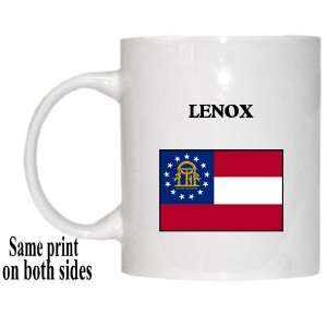  US State Flag   LENOX, Georgia (GA) Mug 